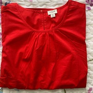Red cotton J.Crew T-shirt